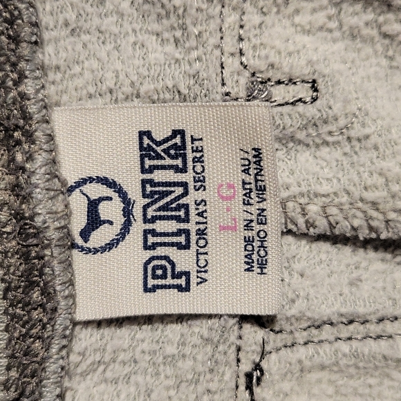 PINK gray college joggers - Picture 5 of 6